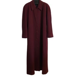 Linda Allard Ellen Tracy Women’s Long Wool Coat